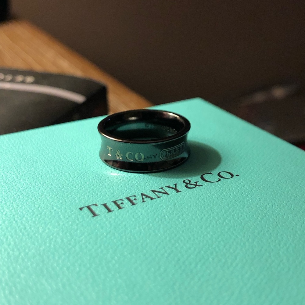 Tiffany & Co. 1837 Titanium Ring